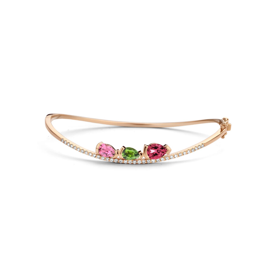 Adeline Trio Curved Bracelet