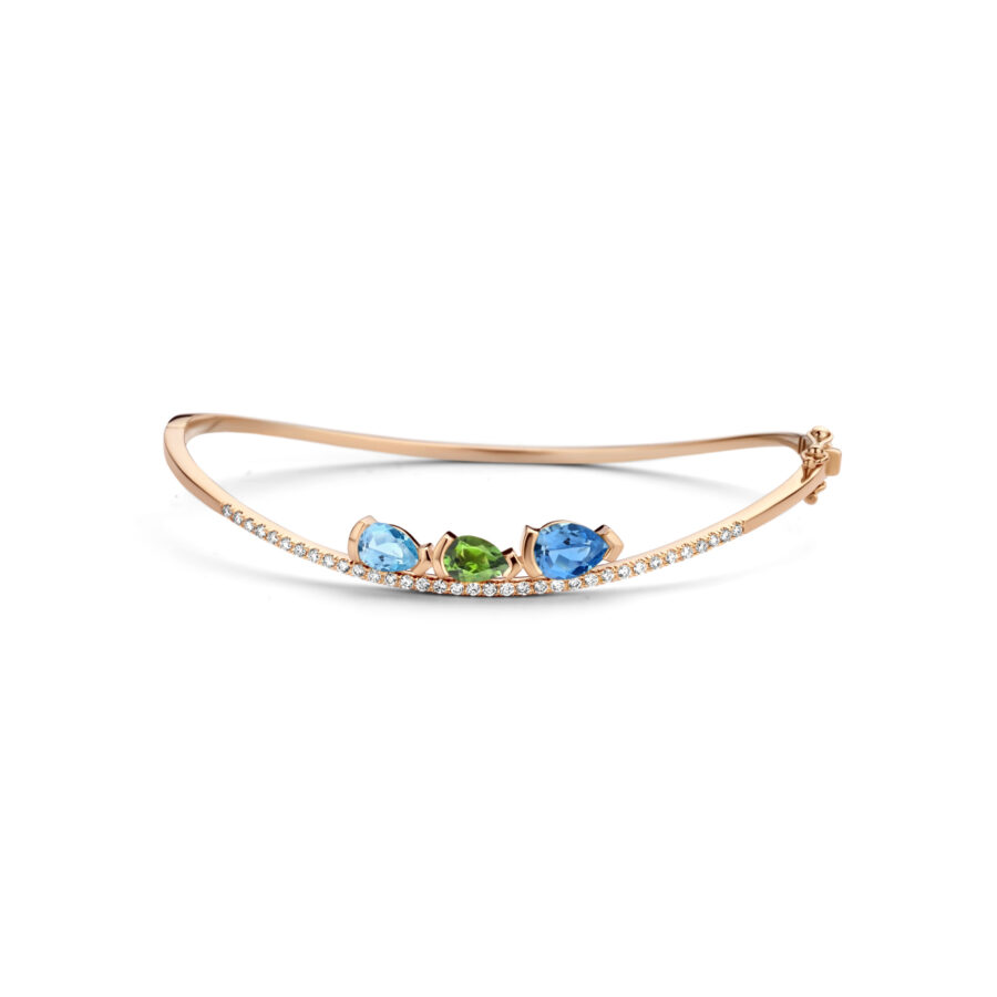 Adeline Trio Curved Bracelet