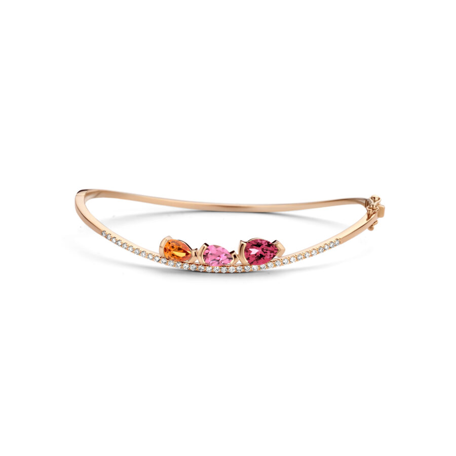 Adeline Trio Curved Bracelet