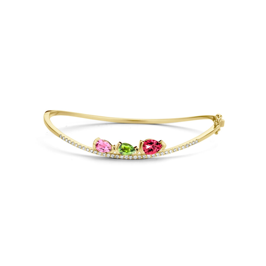 Adeline Trio Curved Bracelet