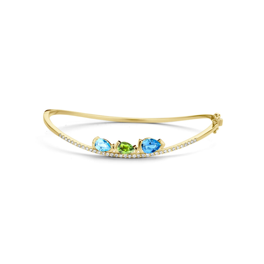 Adeline Trio Curved Bracelet
