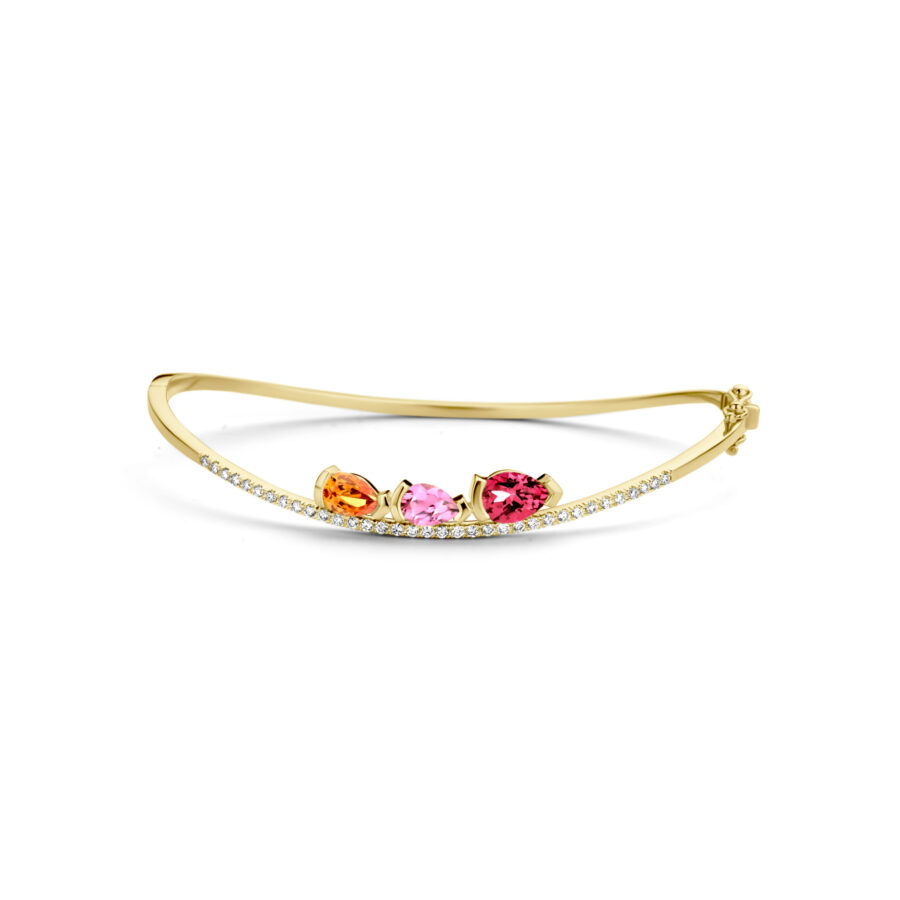 Adeline Trio Curved Bracelet