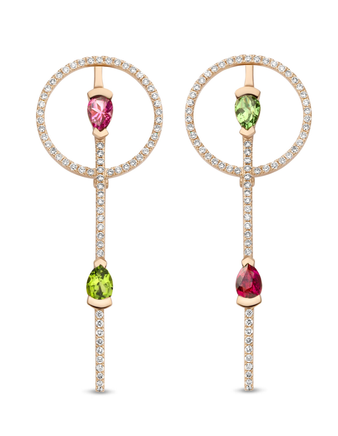 Adeline Round Earrings