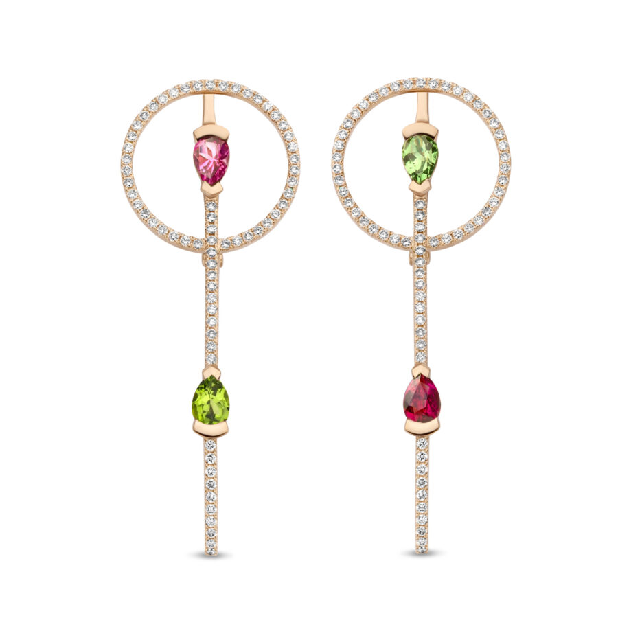 Adeline Round Earrings