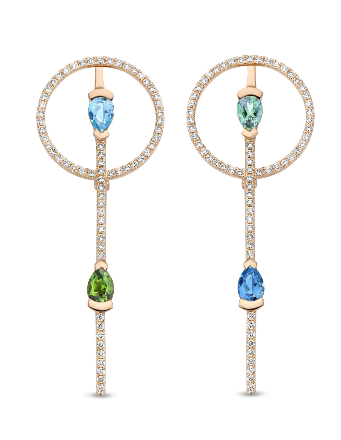 Adeline Round Earrings
