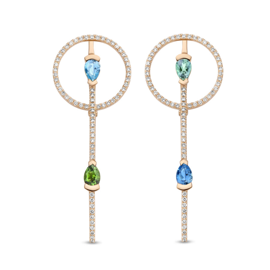 Adeline Round Earrings