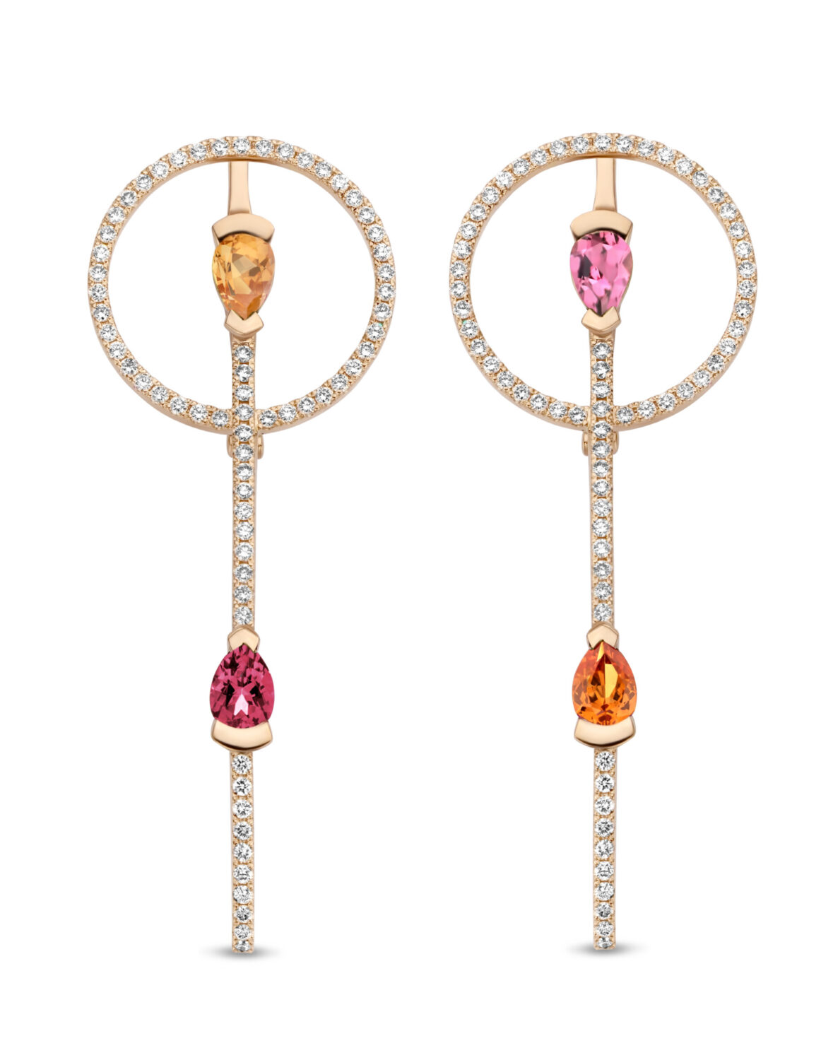 Adeline Round Earrings