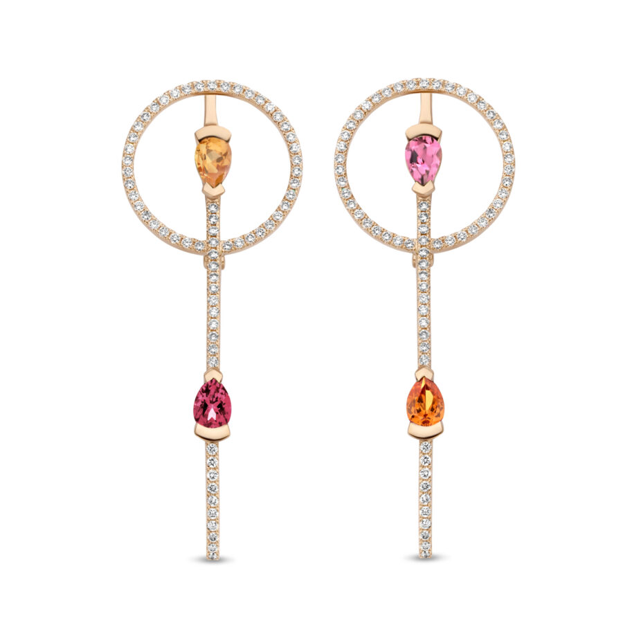 Adeline Round Earrings