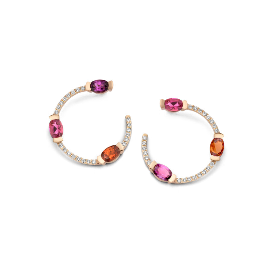 Adeline Trio Curved Earrings