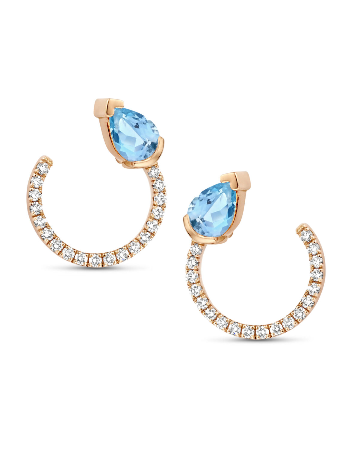 Adeline Single Curved Earrings