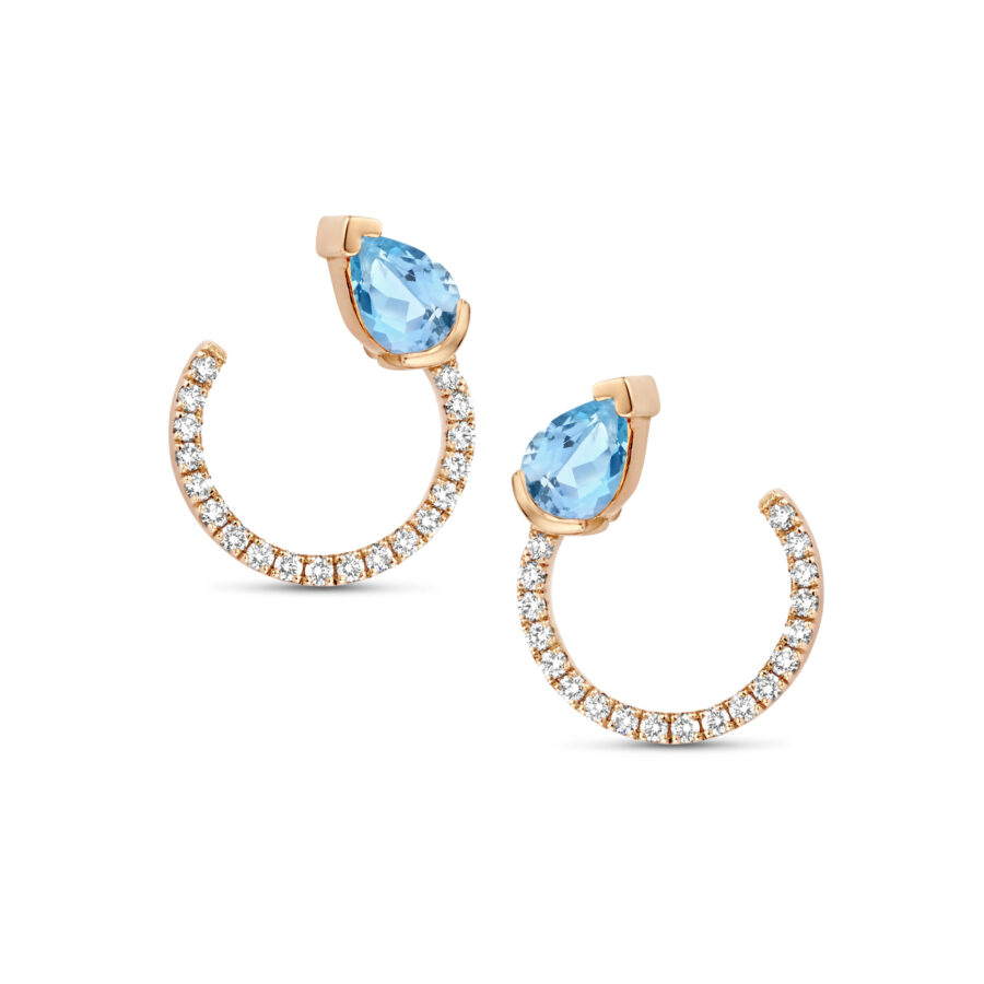 Adeline Single Curved Earrings
