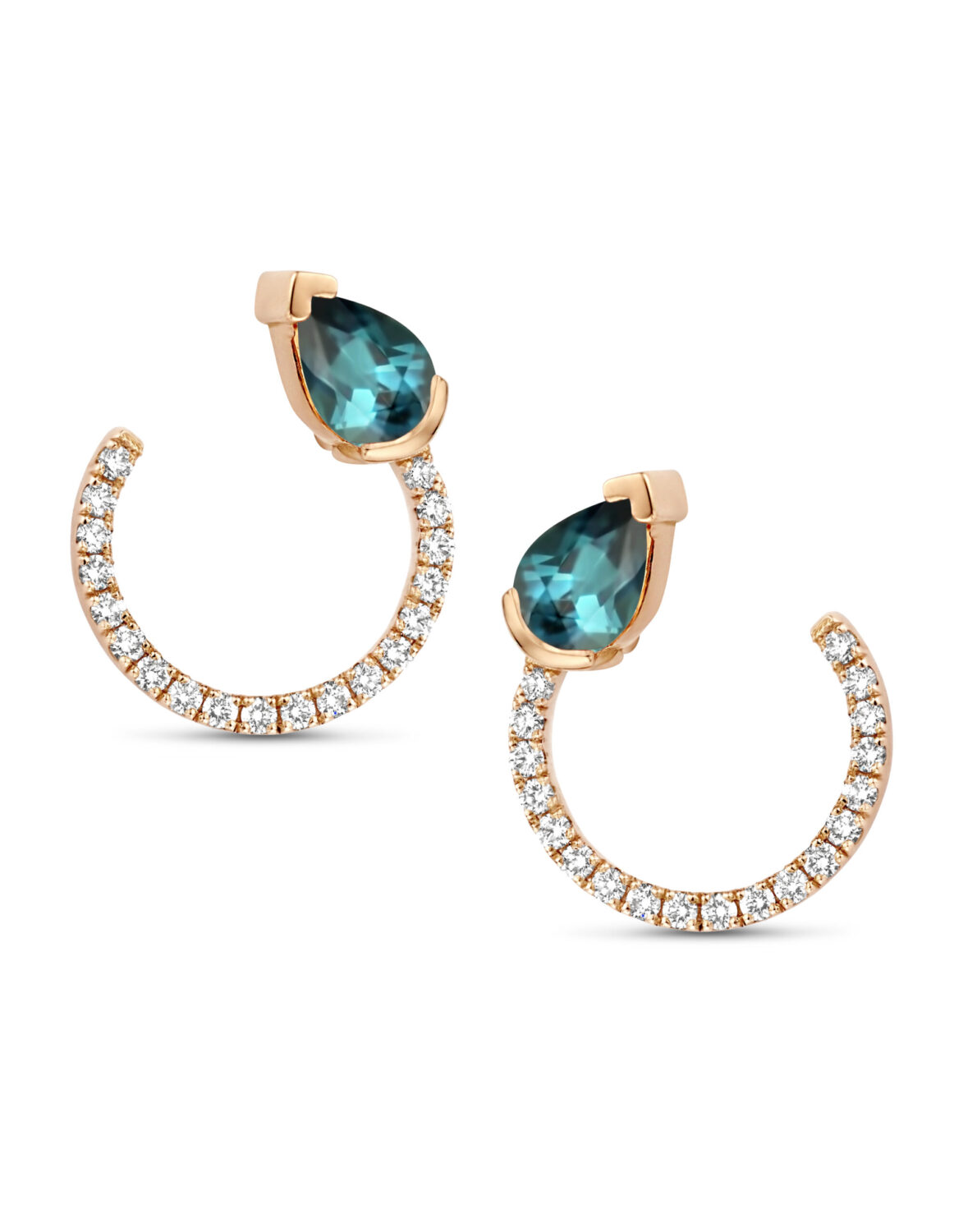 Adeline Single Curved Earrings