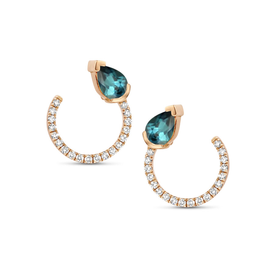 Adeline Single Curved Earrings