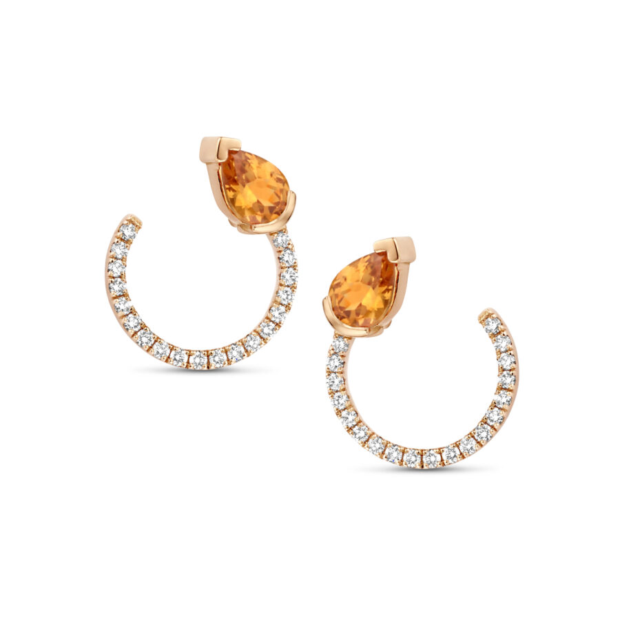 Adeline Single Curved Earrings