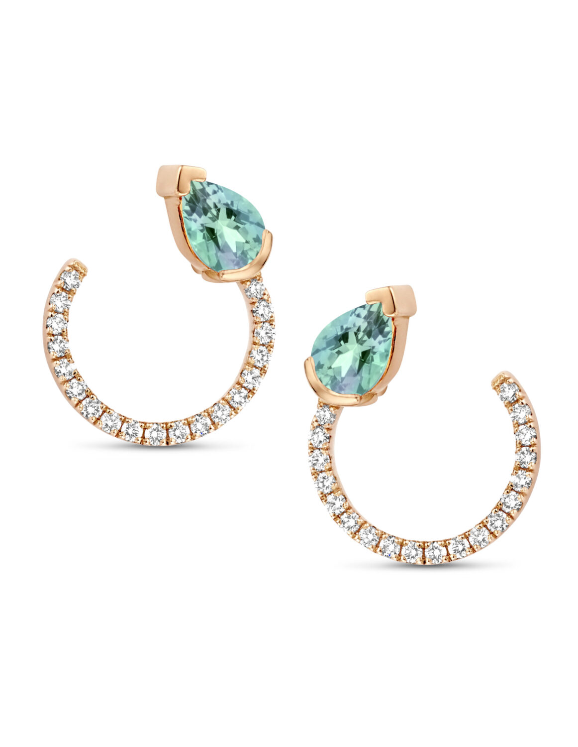 Adeline Single Curved Earrings