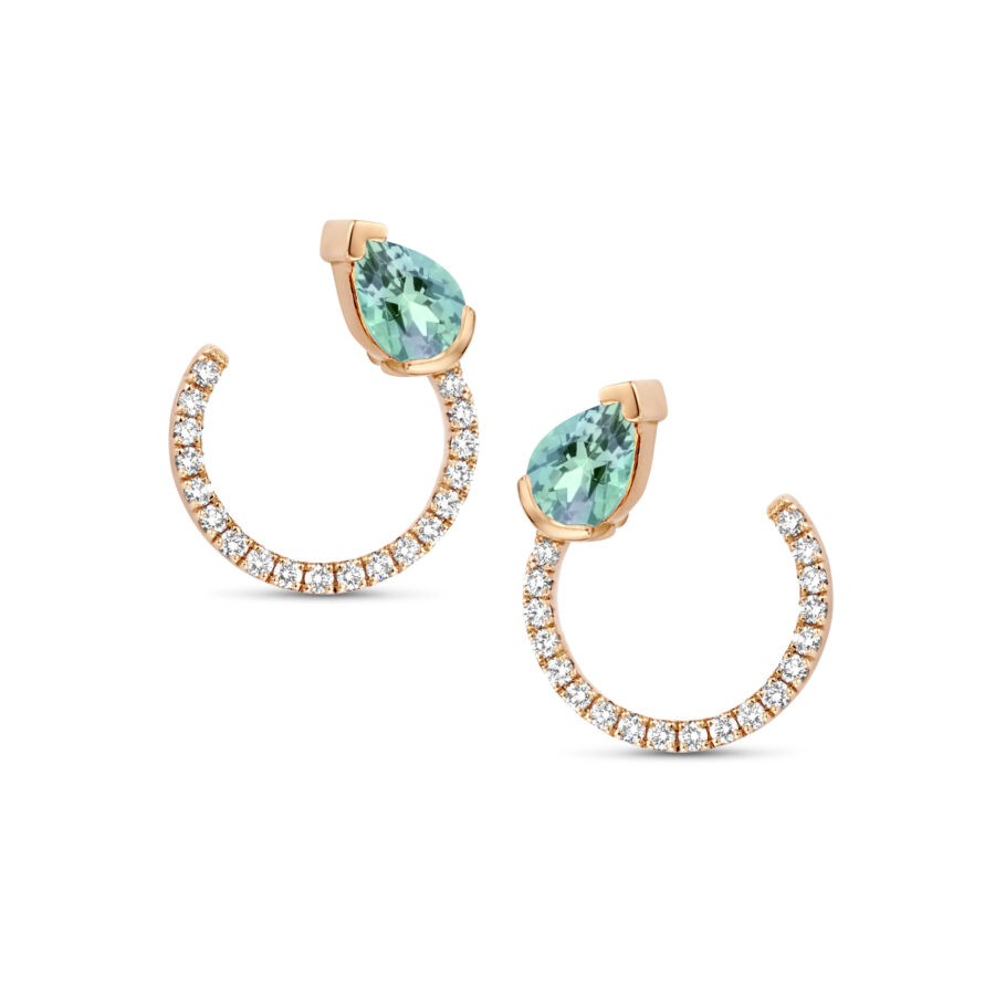 Adeline Single Curved Earrings