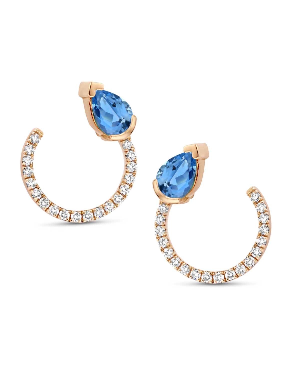Adeline Single Curved Earrings