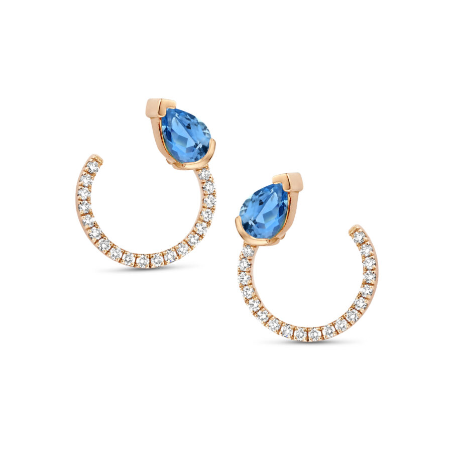 Adeline Single Curved Earrings