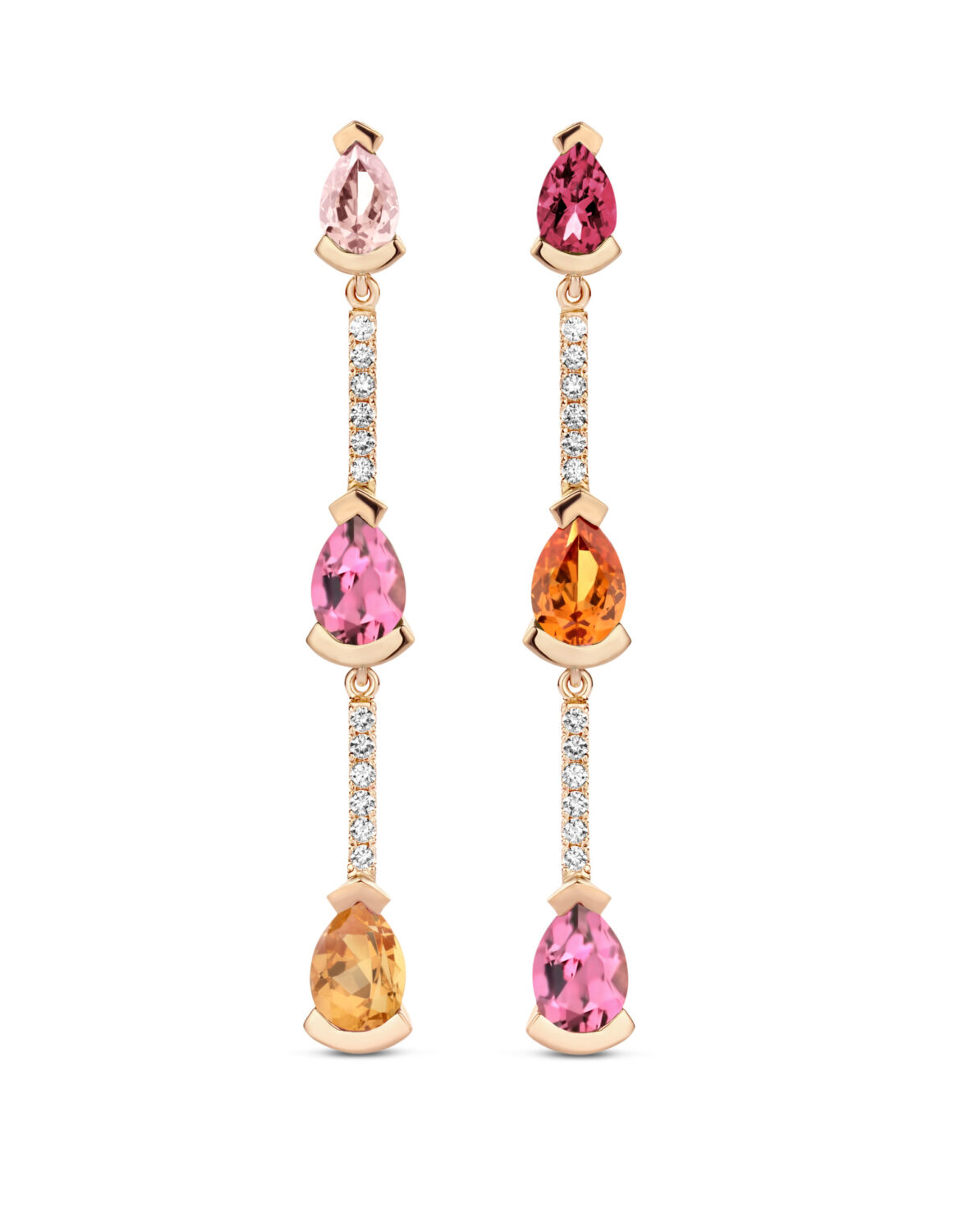 Adeline Trio Straight Earrings