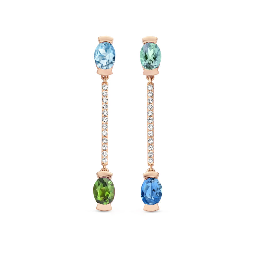 Adeline Duo Straight Earrings