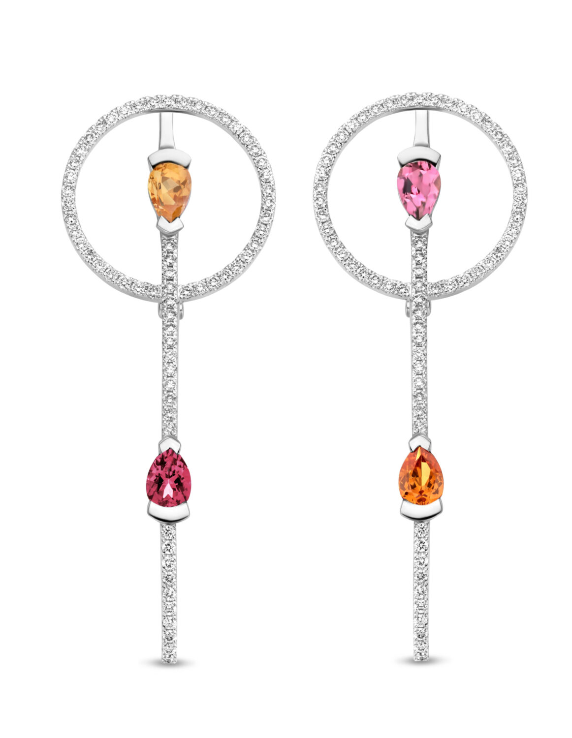 Adeline Round earrings