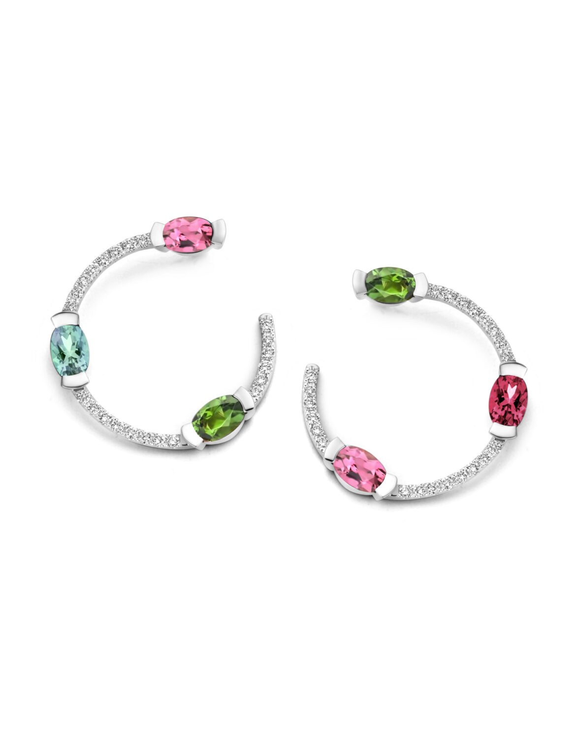 Adeline Trio Curved Earrings