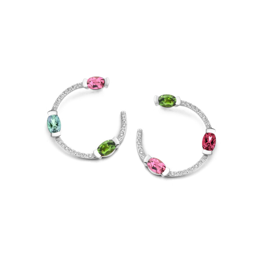 Adeline Trio Curved Earrings