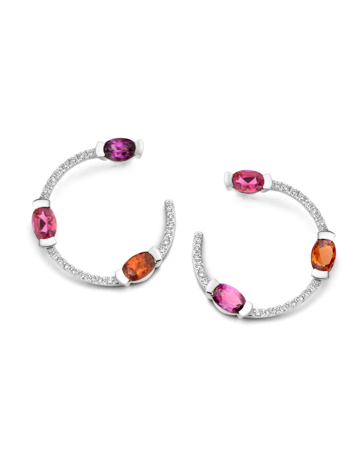 Adeline Trio Curved Earrings
