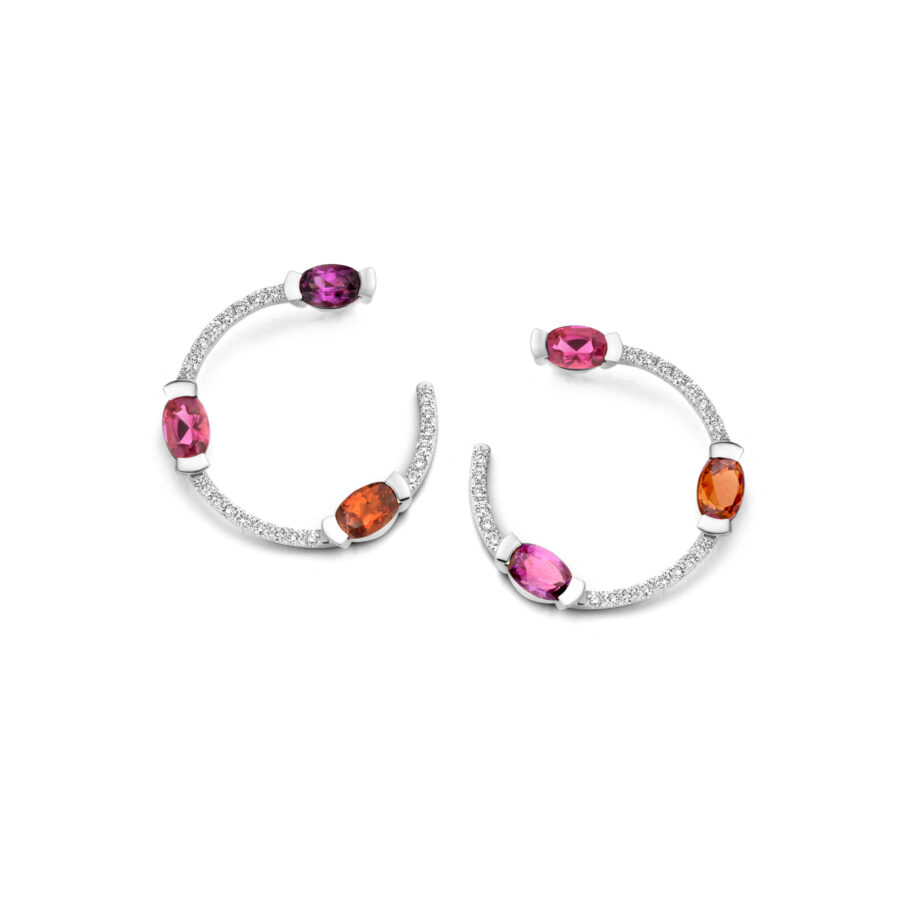 Adeline Trio Curved Earrings