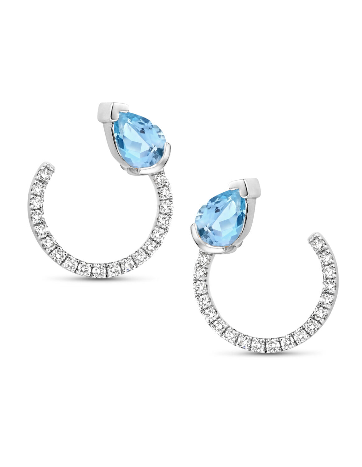 Adeline Single Curved Earrings