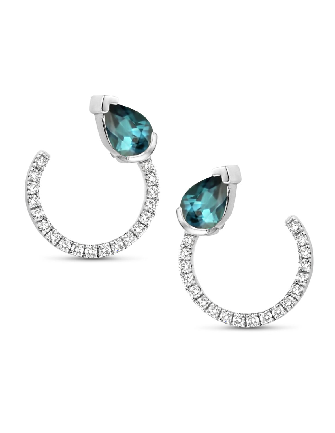 Adeline Single Curved Earrings