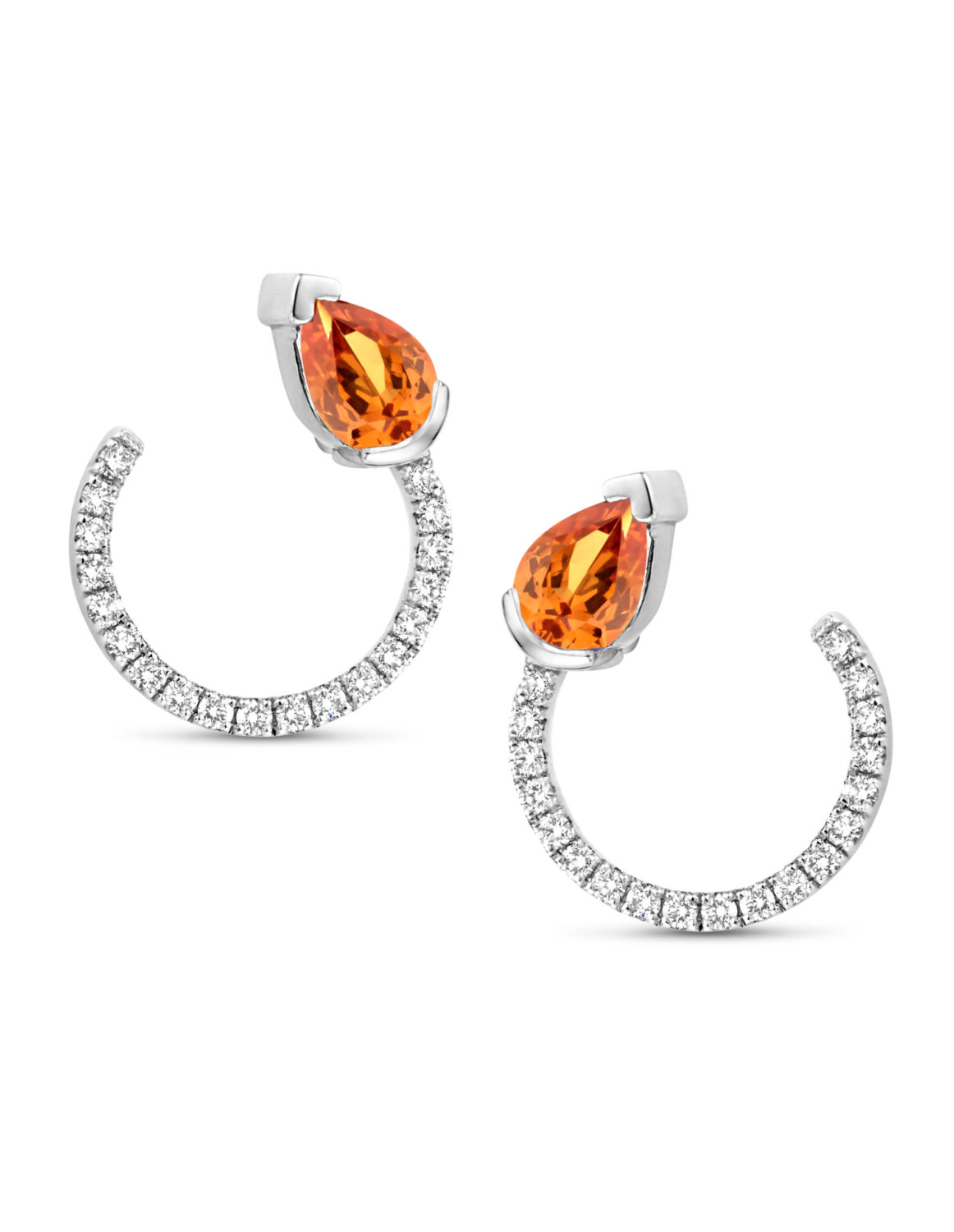 Adeline Single Curved Earrings