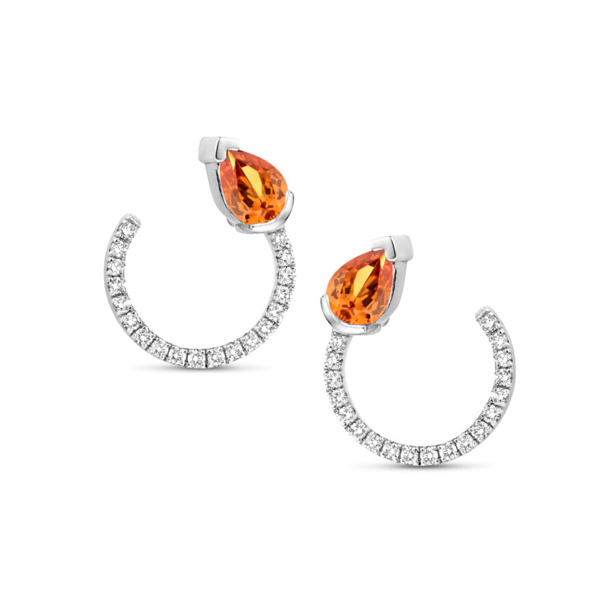 Adeline Single Curved Earrings