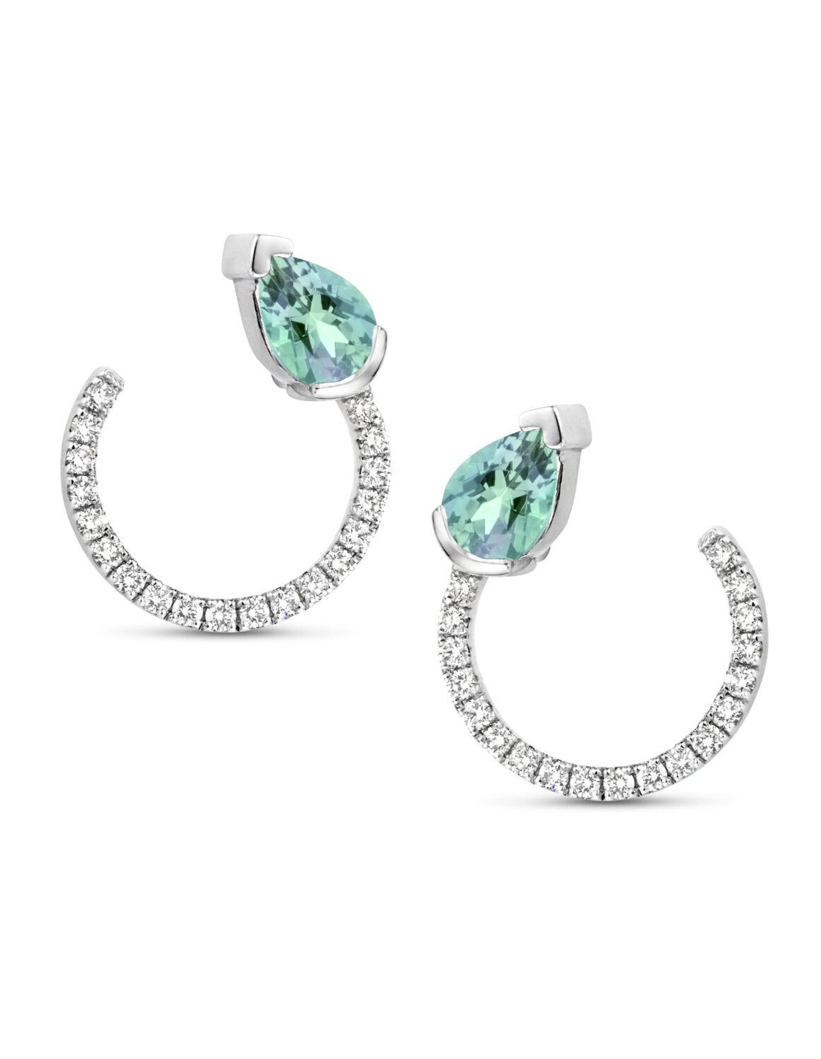 Adeline Single Curved Earrings