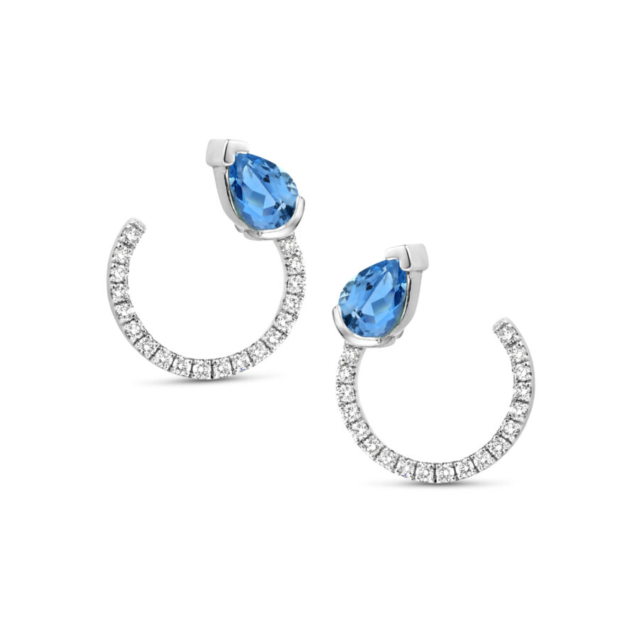 Adeline Single Curved Earrings