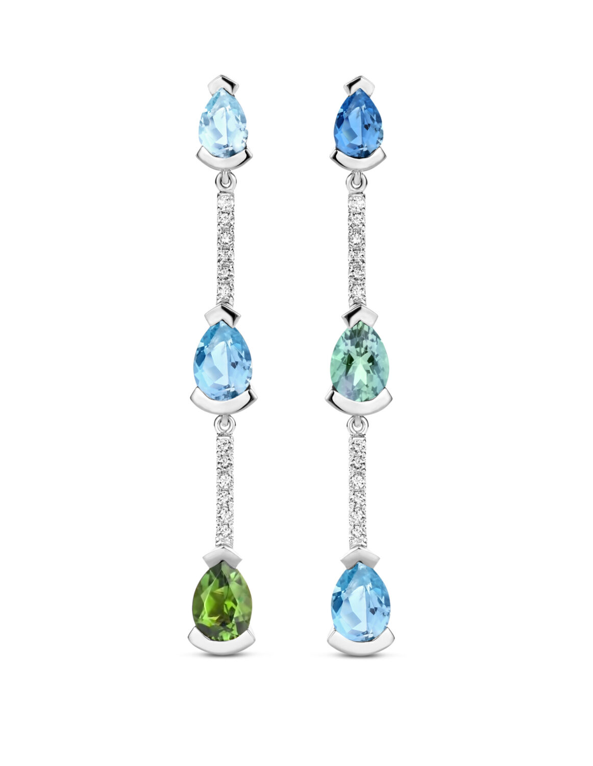 Adeline Trio Straight Earrings