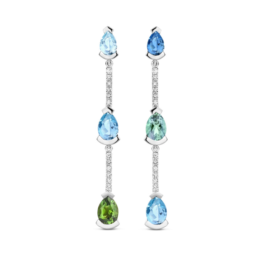 Adeline Trio Straight Earrings