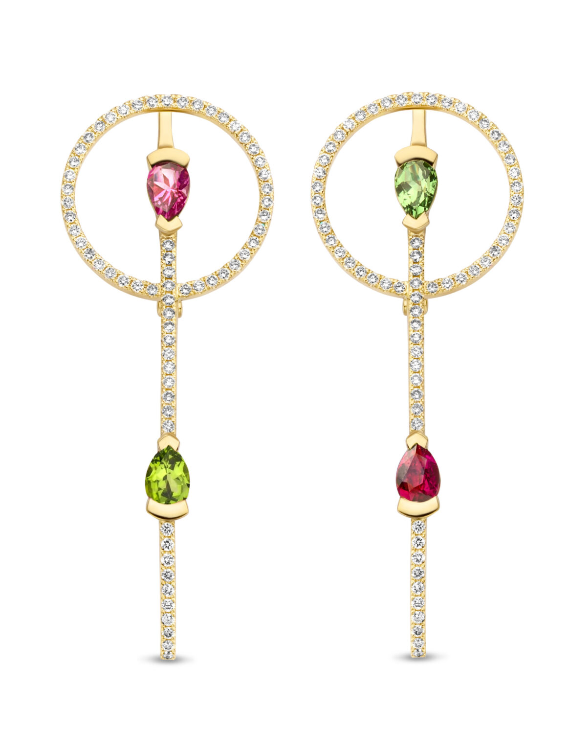 Adeline Round Earrings