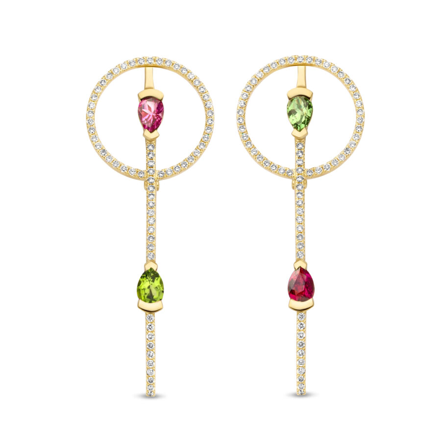 Adeline Round Earrings