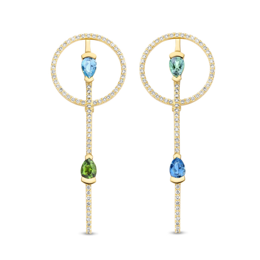 Adeline Round Earrings