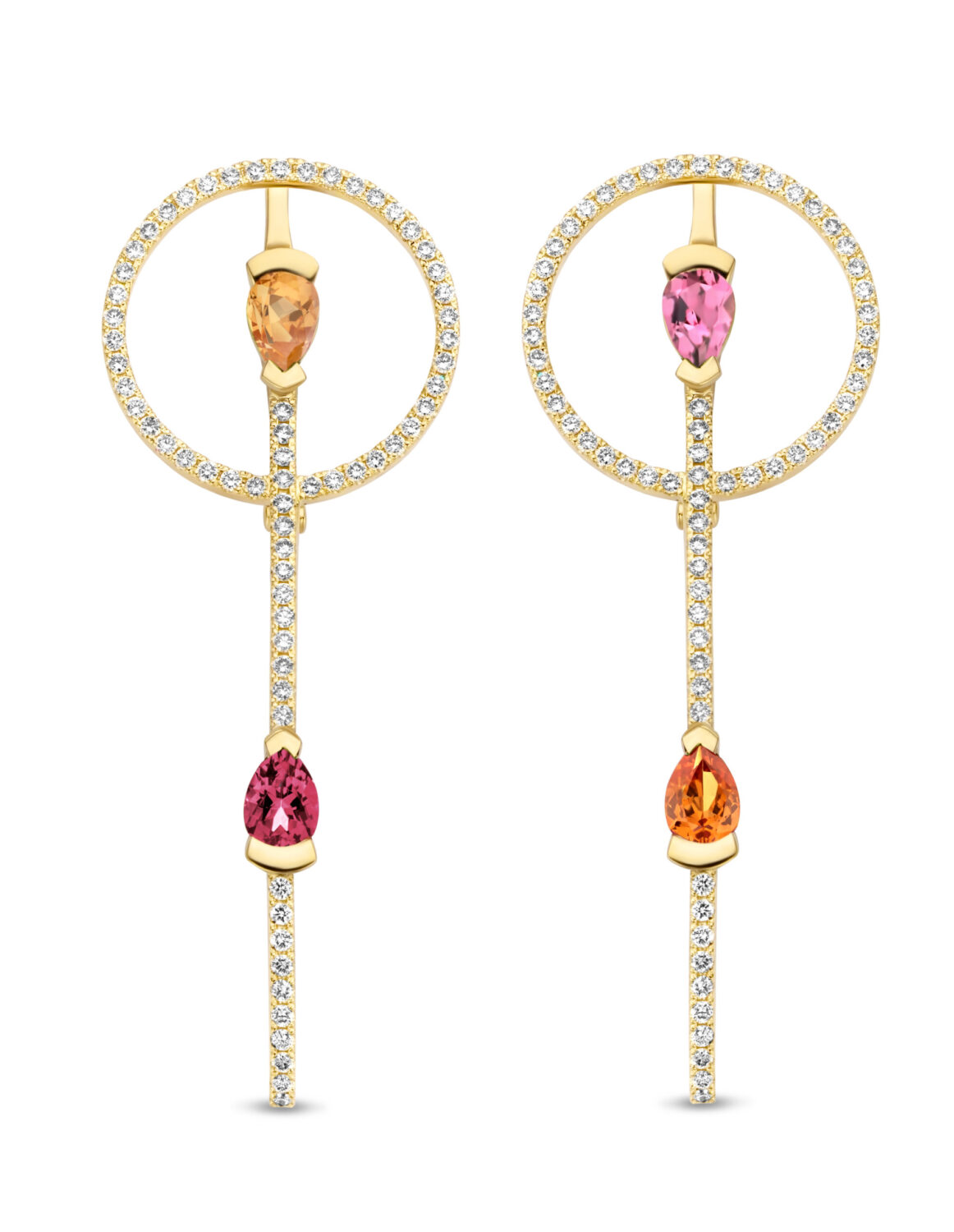 Adeline Round Earrings