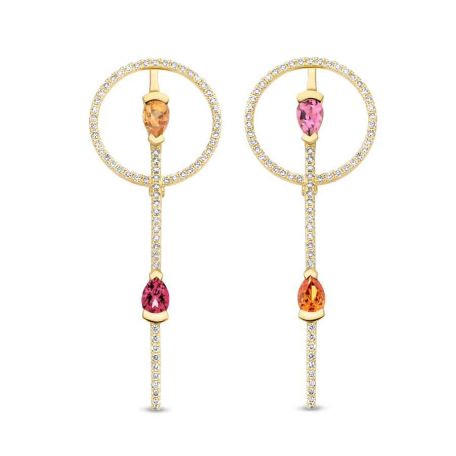 Adeline Round Earrings