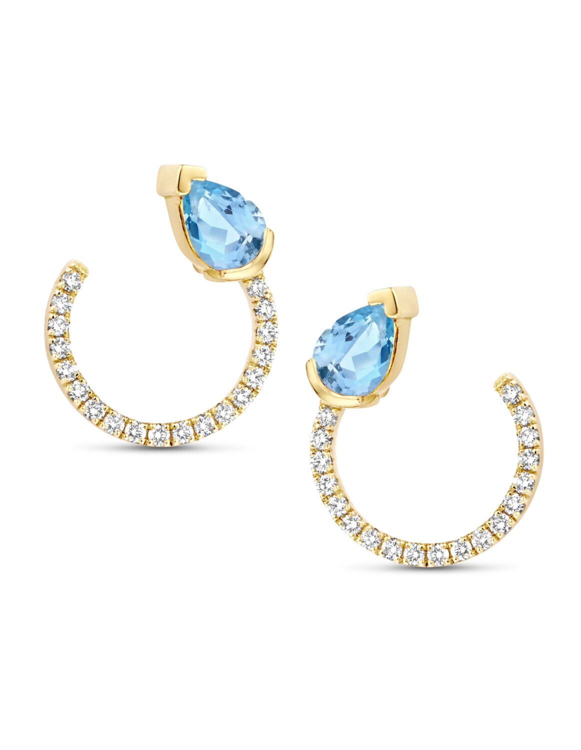 Adeline Single Curved Earrings