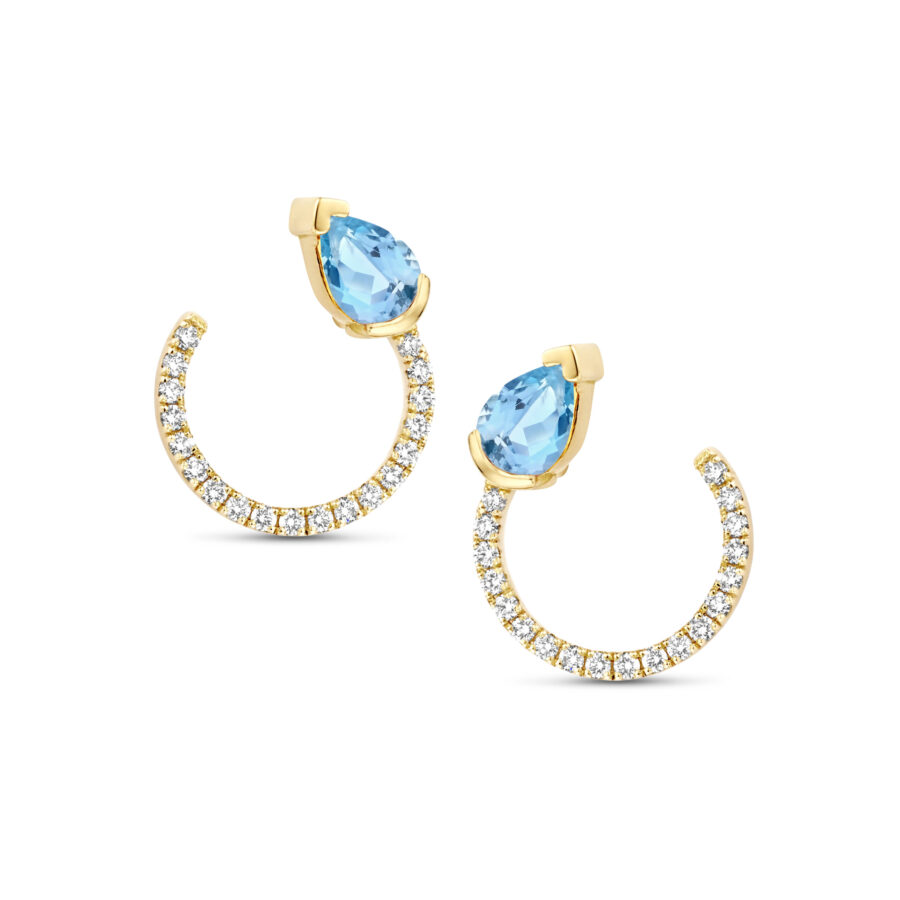 Adeline Single Curved Earrings