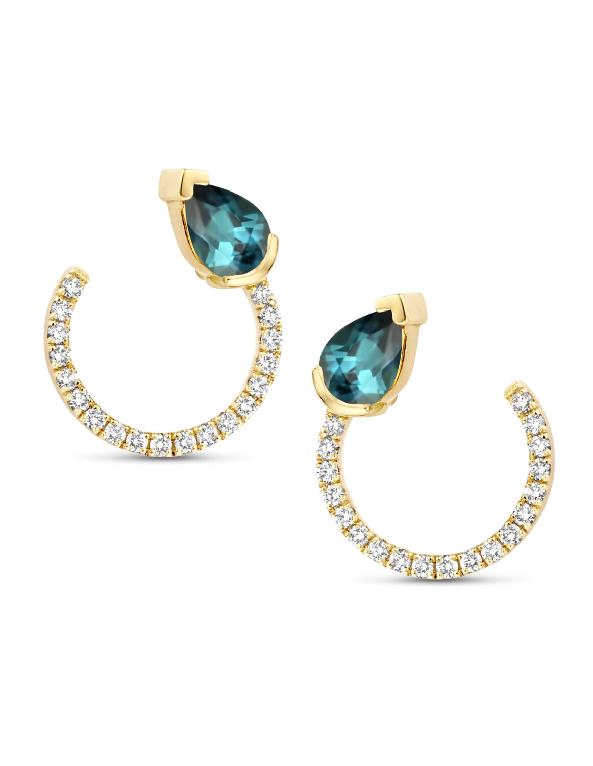 Adeline Single Curved Earrings