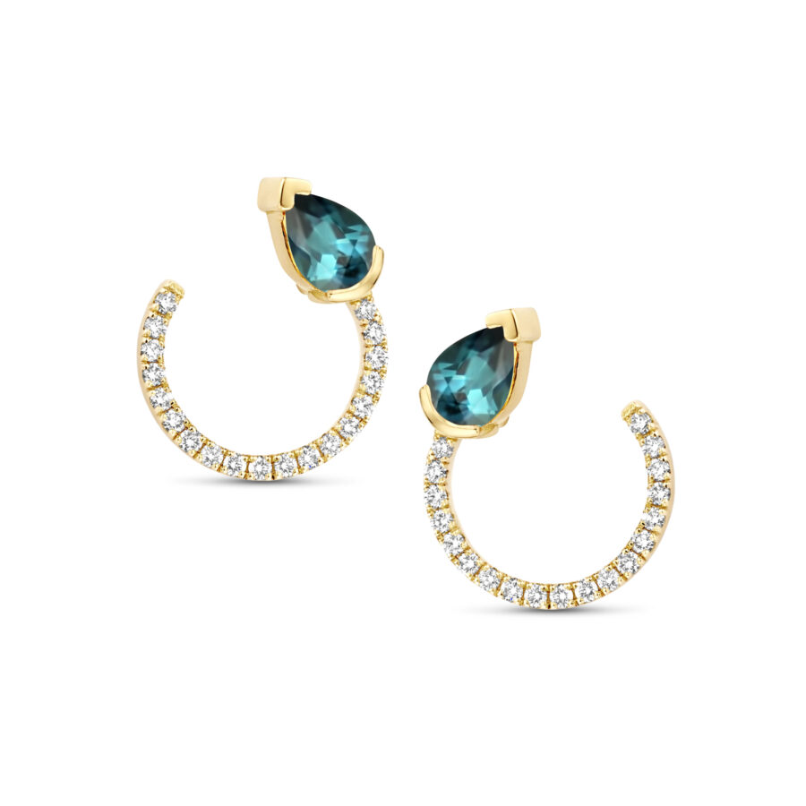 Adeline Single Curved Earrings