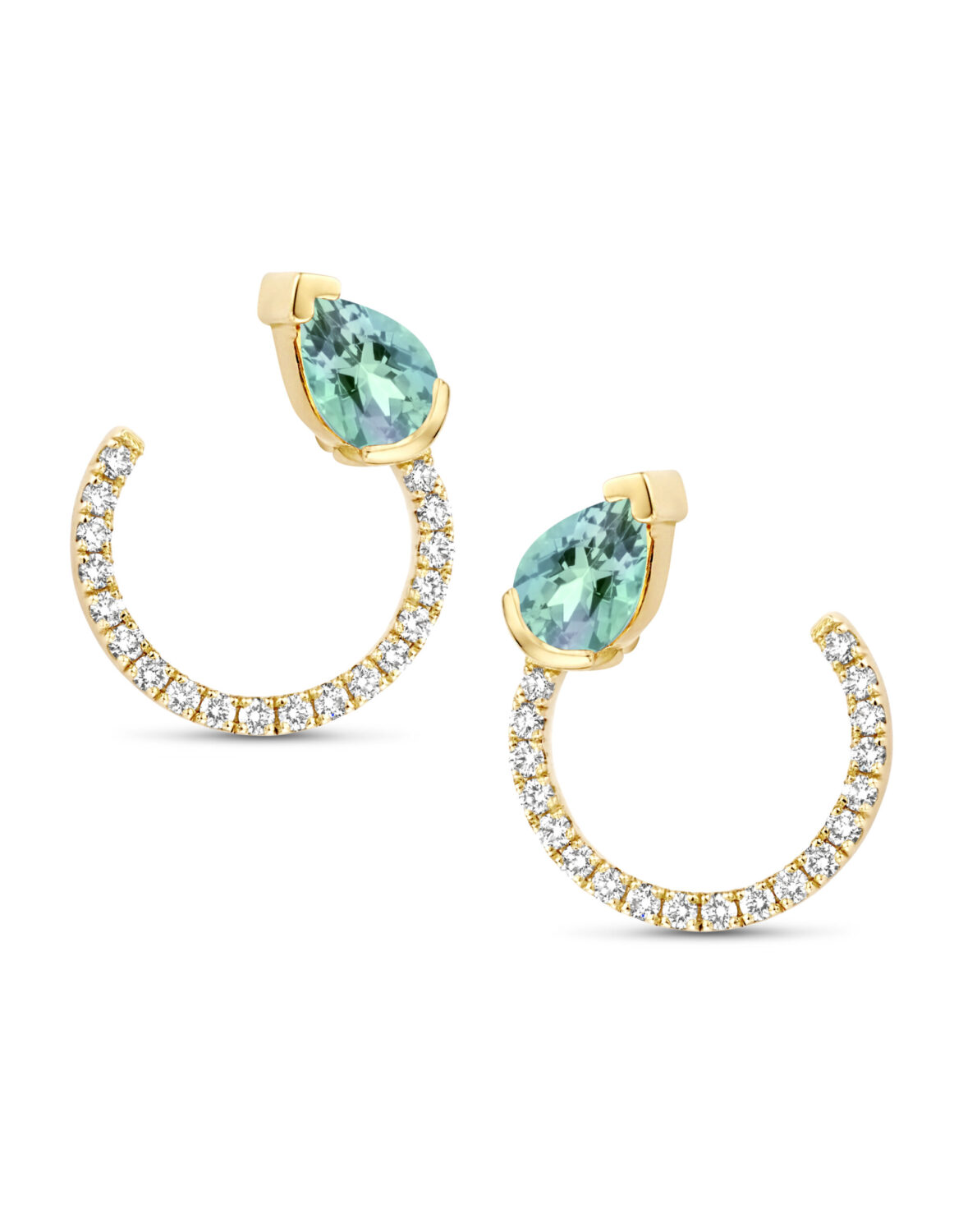 Adeline Single Curved Earrings