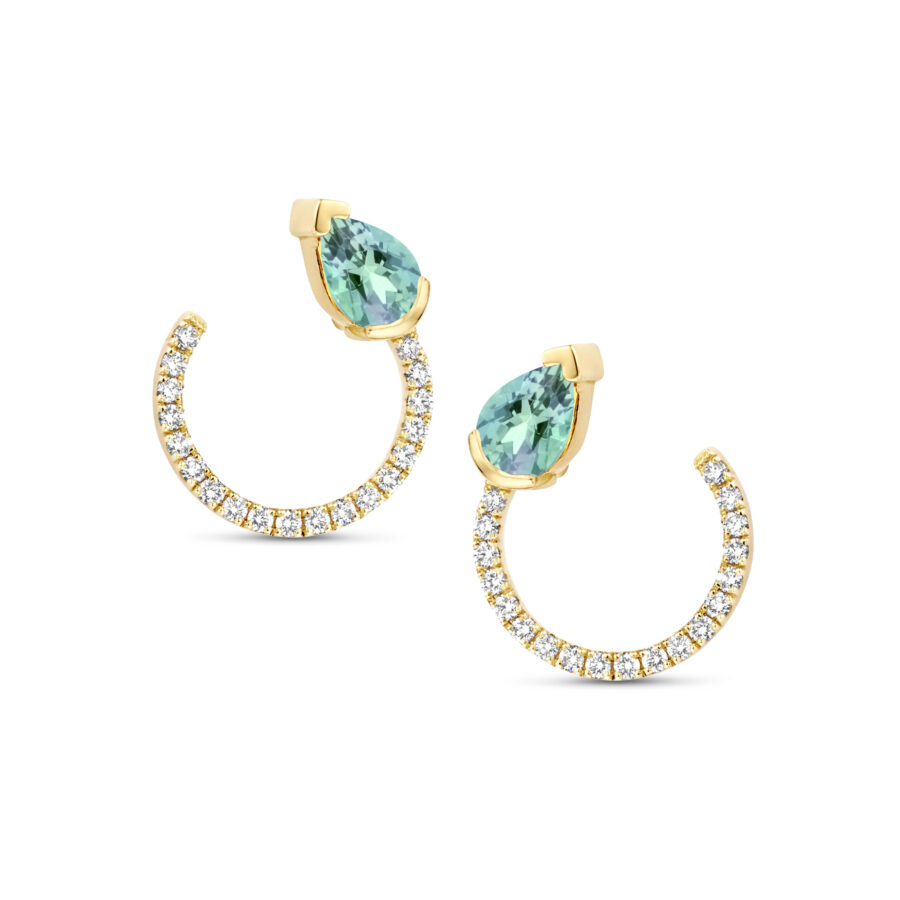 Adeline Single Curved Earrings