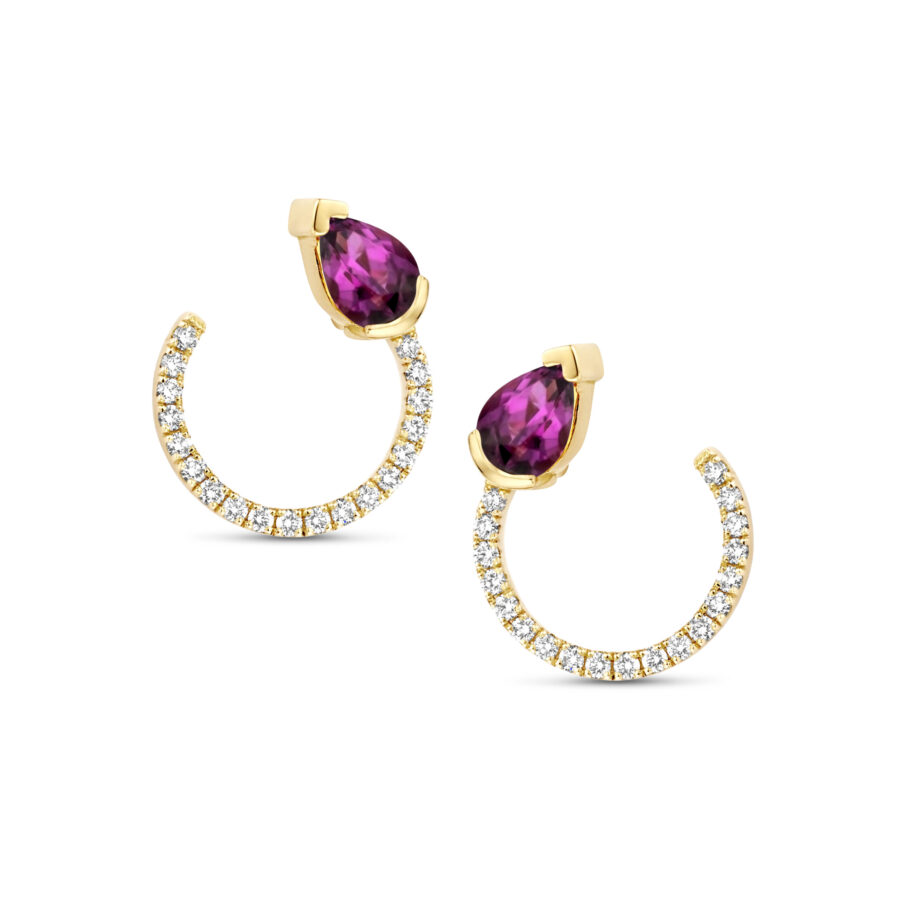 Adeline Single Curved Earrings