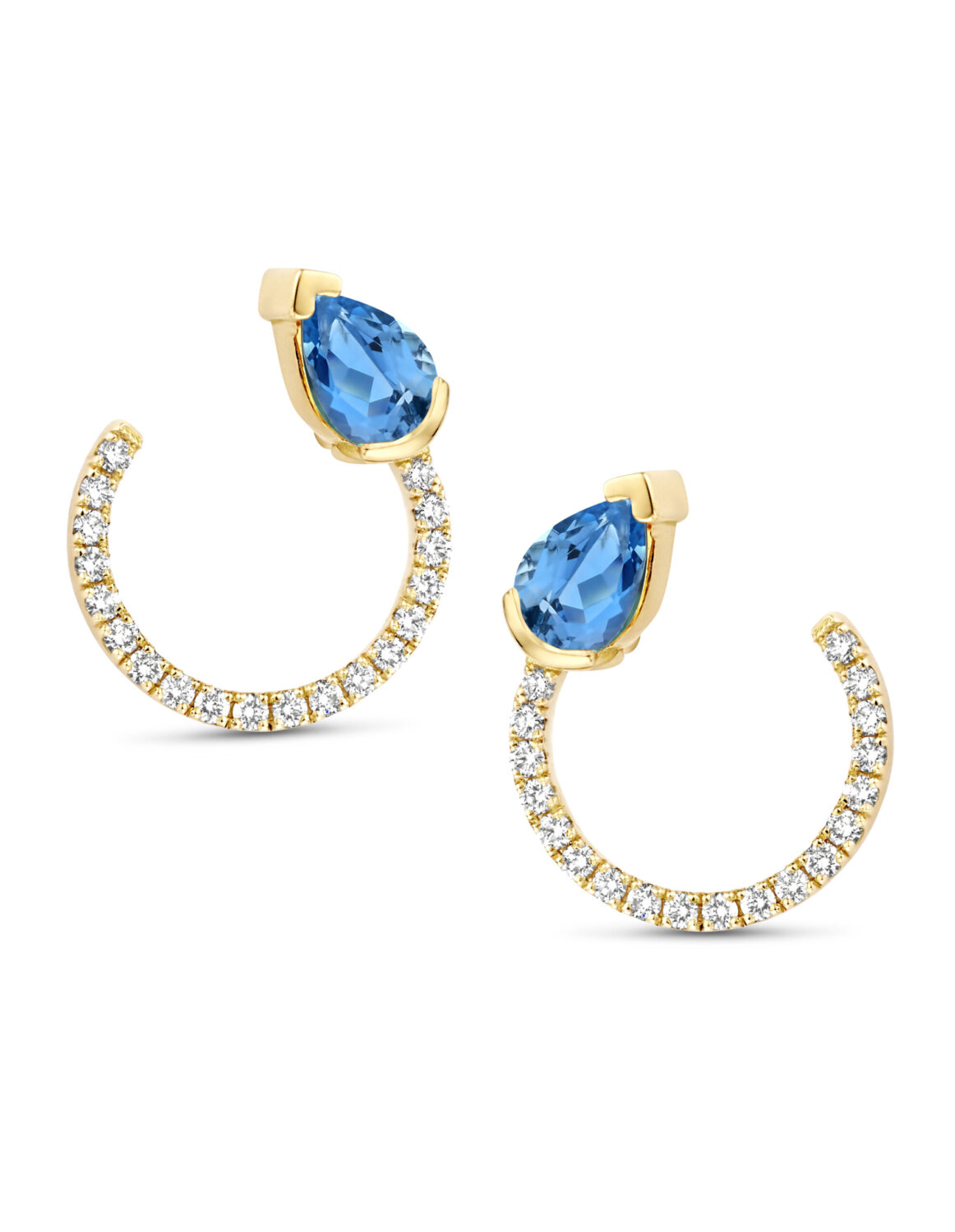Adeline Single Curved Earrings